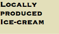 Locally produced Ice-cream